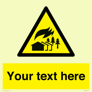 Custom Warning: Large scale fire zone